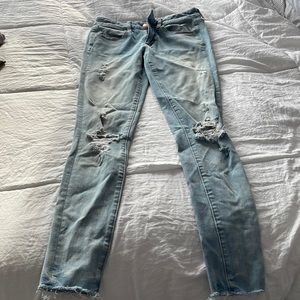 American eagle jeans - skinny, ripped jeans